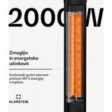 Klarstein BlazeTower infrardeči grelnik | 2000 W | 15 m² | Zmogljiv | 101 cm x 40 cm | Shoptok.si