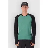 Temple Merino Long Sleeve Funkcijska srajca deep jade / black