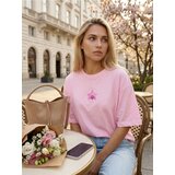 Sinsay Pamučna majica s cvjetnim uzorkom | shoptok.hr