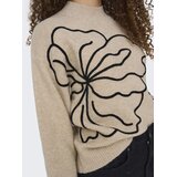 JDY Pulover 'JELLA' siva / črna | Shoptok.si