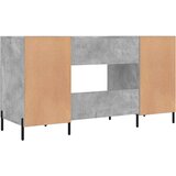  Radni stol boja betona 140 x 50 x 75 cm od konstruiranog drva | shoptok.hr