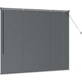 vidaXL Zavjesa za prozor sa zavjesama Ostalo Tamnosiva 80 x 130 cm Aluminij | shoptok.hr