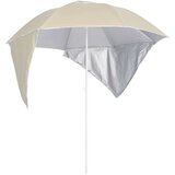  Suncobran za plažu s bočnim stijenkama boja pijeska 215 cm Cijene