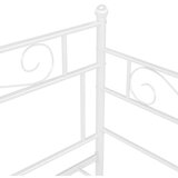  Posteljni okvir bel kovinski 90x200 cm, (20606263) | Shoptok.si