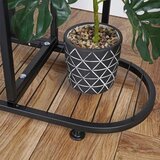 Vilde metalni stalak za cvijeće – 5 razina, crni, 84,5 cm | shoptok.hr