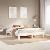 vidaXL Okvir kreveta bez madraca bijeli 180x200 cm od masivne borovine Cijene