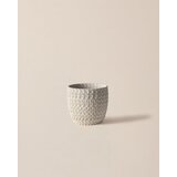 Madame coco Saksija za cveće Dolly, 16cm, Bela Cene