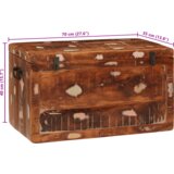 vidaXL Kutija za spremanje 70 x 35 x 40 cm masivno obnovljeno drvo | shoptok.hr