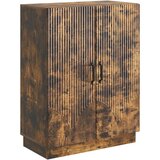  Kreveta Dimljeni hrast 66 x 34 5 x 87 cm Konstruirano drvo - Dimljeni hrast | shoptok.hr