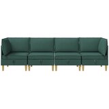  Modularni set sofe sa skladištem 4 pcs Tamnozelena Tkanina | Eponuda.com