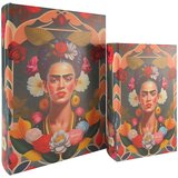 Signes Grimalt Košare, škatle in košarice Knjižna Škatla Frida 2U Oranžna Cene
