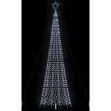 vidaXL Osvetljena novoletna jelka s konicami 1534LED hladno bela 500cm | Shoptok.si