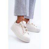 S. BARSKI Women's Leather Platform Sneakers with Decorative Buttons D&A | Shoptok.si
