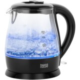 Teesa električno kuhalo za vodu, staklo, 1630 W, crno, 1 l | shoptok.hr