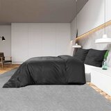  Set posteljine za poplun crni 260x240 cm lagana mikrovlakna | shoptok.hr
