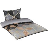 Esposa obojestranska posteljnina uni satin 140/200 cm saten siva | Shoptok.si