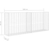  Gabionska košara od pocinčanog čelika 85 x 30 x 200 cm | shoptok.hr