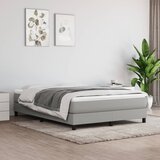 vidaXL madrac s džepičastim oprugama svjetlosivi 140x190x20 cm tkanina Cijene