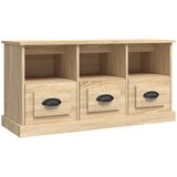 Maison Chic TV omarica - TV stojalo - Televizijska omarica sonoma hrast 100x35x50 cm inženirski les, (21699374) Cene