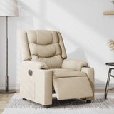  Električni naslonjač od tkanine krem | shoptok.hr
