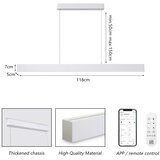  Brilagi - LED prigušiva luster SLEEKLINE SMART LED/40W/230V Wi-Fi Tuya bela+daljinski upravljač | Eponuda.com