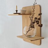 Kalune Design Polica s više razina od punog hrasta u prirodnoj boji 66 cm Matilda – | shoptok.hr