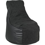 CARRYHOME VREČA ZA SEDENJE, siva, črna tekstil | Shoptok.si