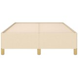  Okvir kreveta bez madraca krem 120x190 cm od tkanine | shoptok.hr