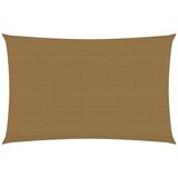 vidaXL Senčno jadro 160 g/m² taupe 5x7 m HDPE | Shoptok.si