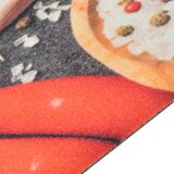  Kuhinjski tepih perivi s uzorkom povrća 60 x 180 cm baršunasti | shoptok.hr