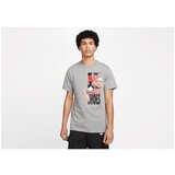 Nike Majice s kratkimi rokavi Air Jordan The Shoes Crew Siva | Shoptok.si