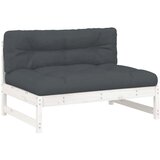 Maison Chic Sredinski kavč - Sofa - Kanape bel 120x80 cm trdna borovina, (21726706) Cene