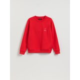 Reserved Regular pamučna bluza - crvena | shoptok.hr