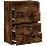 vidaXL Omarice z 2 predaloma 2 kosa dim. hrast 60x31x40 cm inž. les | Shoptok.si