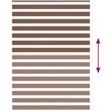  Zebra senčilo rjave 165x200 cm tkanina širina 160,9cm poliester, (22046727) | Shoptok.si