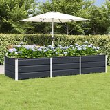  Cvetlično korito Antracit 240 x 80 x 45 cm Jeklo, (5000207728) | Shoptok.si
