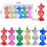 INF Božični Mini Sladkarije Okraski - Komplet 6, Praznični Okraski za Obešanje MultiColor, (5000078504) | Shoptok.si