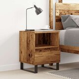 vidaXL Nočna omarica Old Wood 40x35x50 cm Inženirski les | Shoptok.si