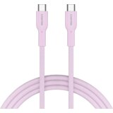  Cable OnWire 60CL C-C 60W COLOR Braided 1m Pink Cene