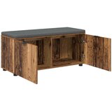  Klupa za hodnik s jastukom Staro drvo 100 x 38 x 46 cm | Eponuda.ba