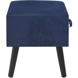  Noćni ormarići 2 kom plavi 40 x 35 x 40 cm baršunasti | shoptok.hr