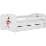 HAPPYKIDS Dječji krevet Dreamy balerina 140x70 bez madraca s ladicom Bijela | shoptok.hr
