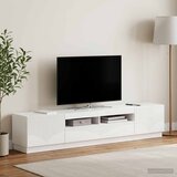  LED TV kabinet HOORN 3 kom. Bijela visokog sjaja 100 x 35 x 40 cm | Shoptok.si