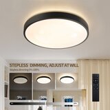  Brilagi - LED prigušiva svetiljka GLASS POOL DOUBLE LED/48W/230V 40 cm crna + daljinski upravljač | Eponuda.com