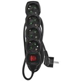 Emos PC1421R Schuko produžni kabel , 4 utičnice, 1,5m | shoptok.hr