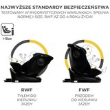 Kinderkraft Avtosedež i-size 40-150 cm i-Grow black | Shoptok.si