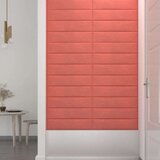 vidaXL zidne ploče od tkanine 12 kom ružičaste 60 x 15 cm 1,08 m² | shoptok.hr