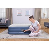 Dupli madrac na napuhavanje 203 x 152 x 46 cm Bestway 67630 - sivo/plavi | shoptok.hr