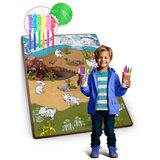 Ricokids model RK-344 XXL podloga za bojanje + flomasteri GRATIS 120 x 90 x 0,3 cm, dinosaur | shoptok.hr