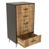  komoda Planet 50x95x40cm antracit-hrast | Eponuda.ba